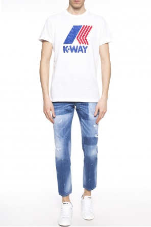 T-shirt with printed logo, zdjęcie 2 T-shirt with printed logo od Dsquared2